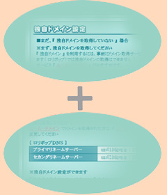 ドメインとサーバー